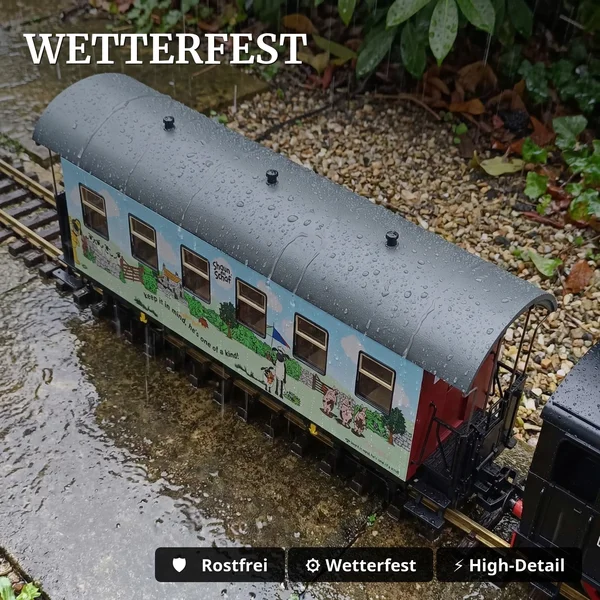 Shaun das Schaf - Erde, keep it in mind - Sonderwagen HSB Spur G Train Line 3230921 - Wetterfest