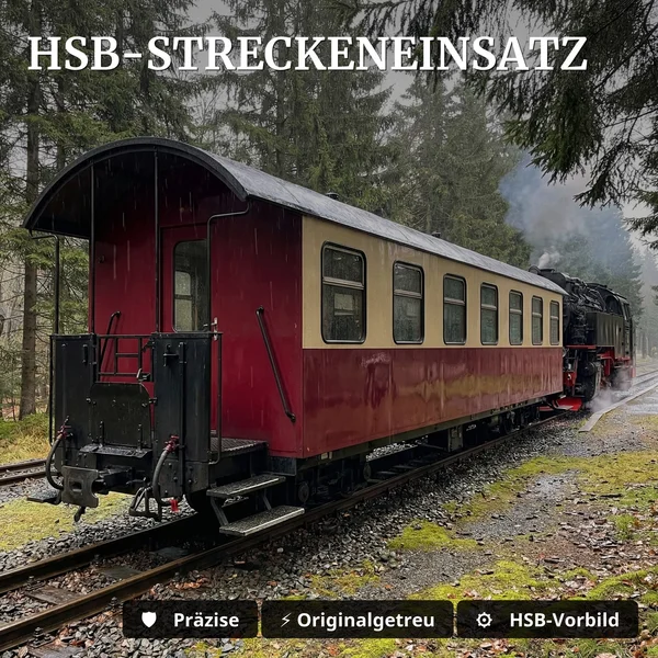 Personenwagen 900-472 HSB Train Line 3530770 - HSB-Streckeneinsatz