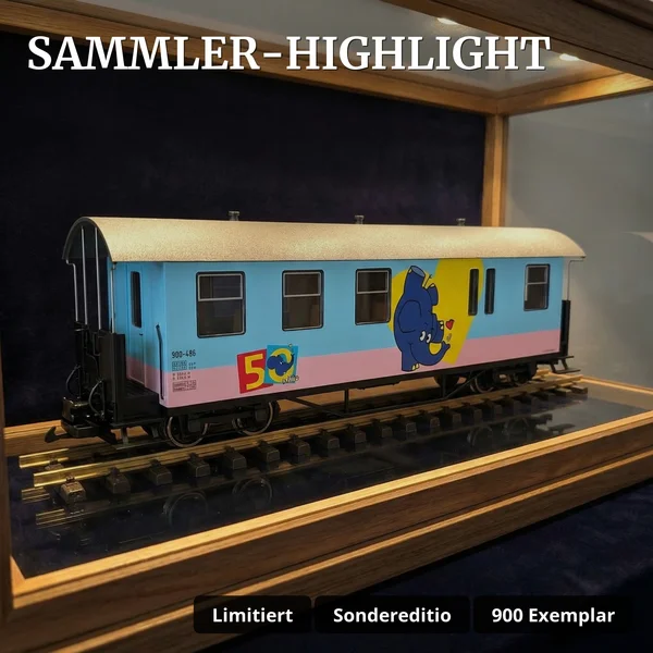 Der Elefant Sonderwagen Jubiläum 900-486 Train Line 3530925 - Sammler-Highlight