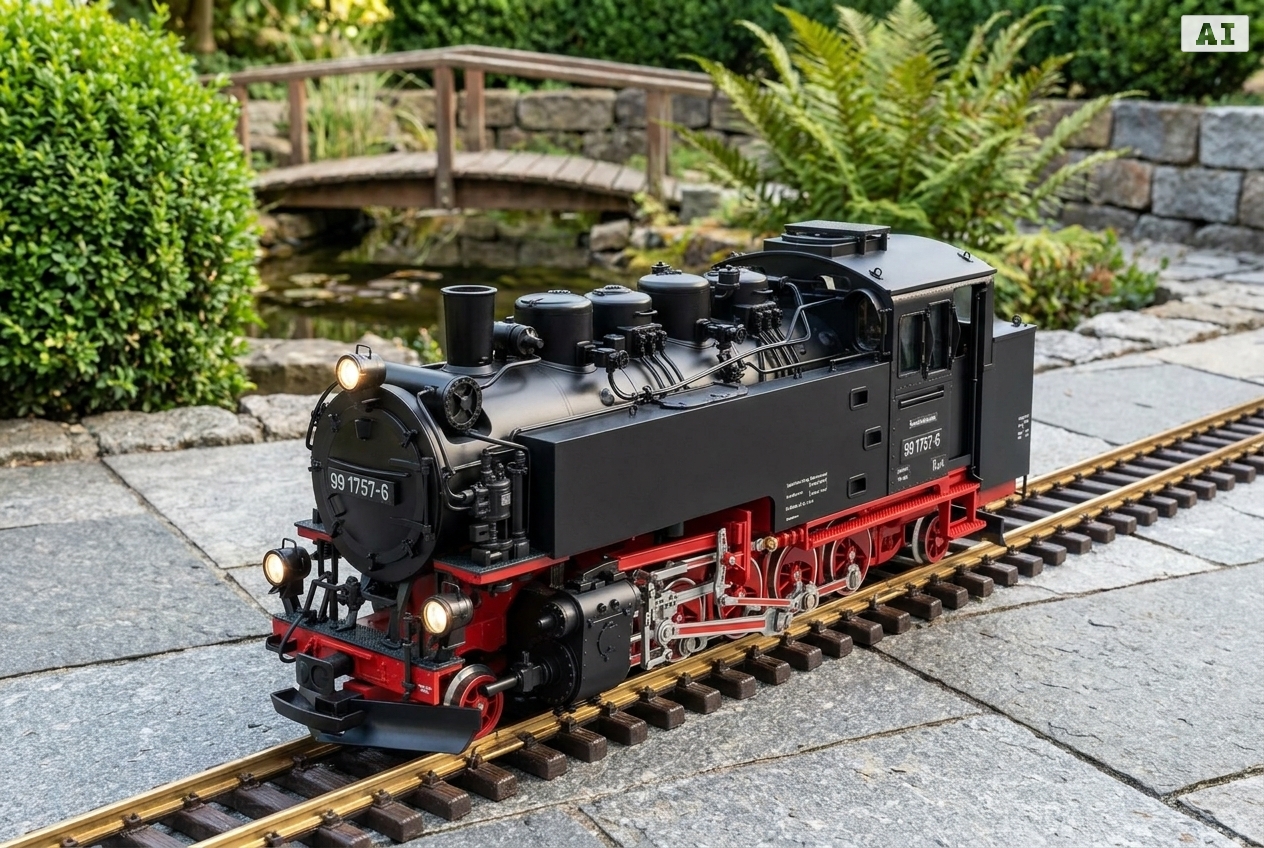 Modellbahn dampflok fuer anfaenger schritt fuer schritt erklaert – Detailansicht