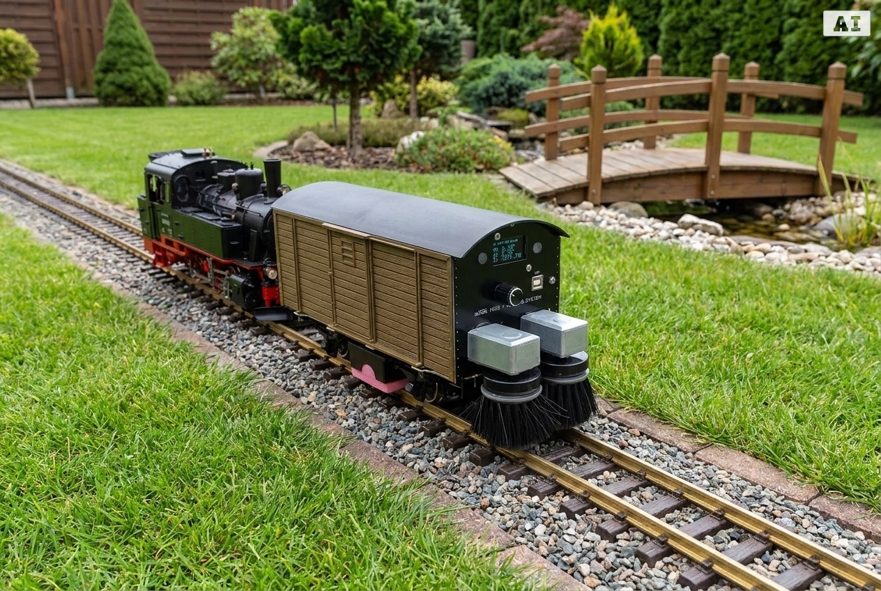 Stromunterbrechungen bei gartenbahnen durch oxidierte kontakte richtig lösen – Detailansicht