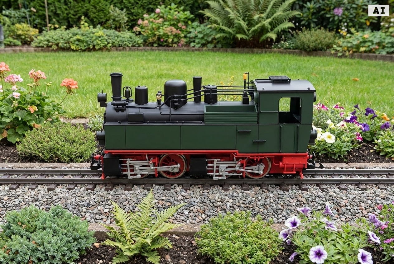Was ist der Unterschied zwischen Spur G und Spur 1 bei Gartenbahnen – Detailansicht