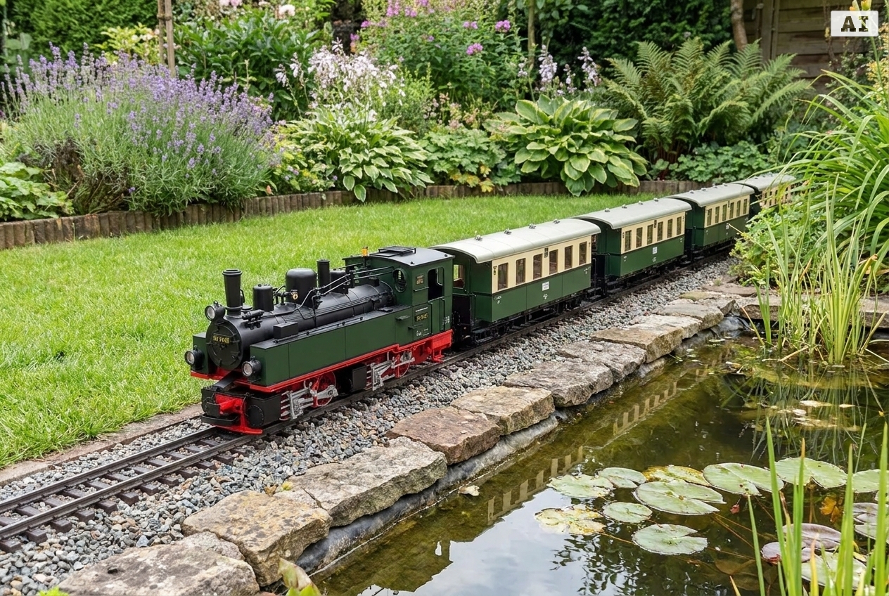 Was ist der Unterschied zwischen Spur G und Spur 1 bei Gartenbahnen in der Praxis