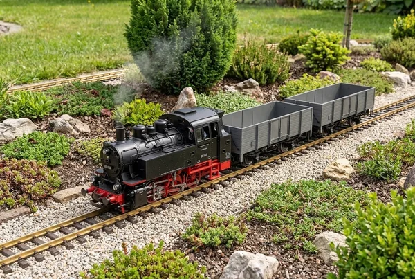 Kupplungshaken oder kupplungsbügel unterschied Spur G Gartenbahn – Detailansicht