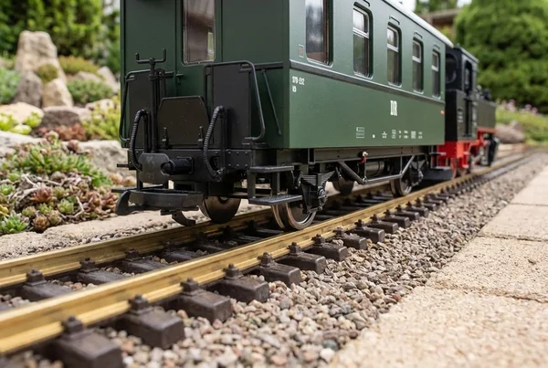 Warum flackert die Beleuchtung im Gartenbahn Wagen – Detailansicht