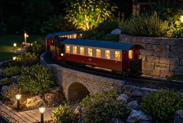 Warum flackert die Beleuchtung im Gartenbahn Wagen in der Praxis