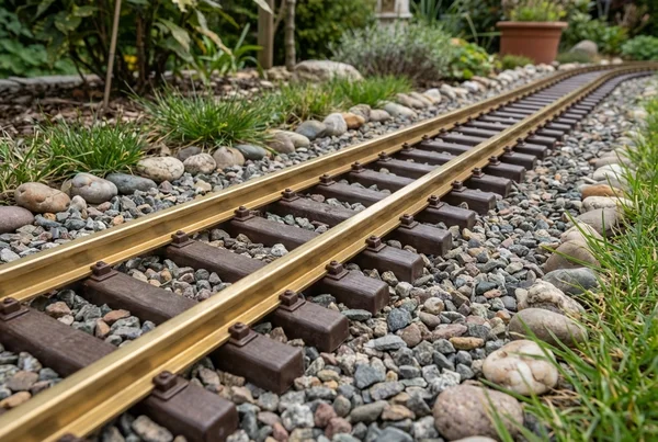 Wie gleise in der gartenbahn sauber und leitfähig halten – Detailansicht