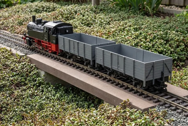 Gartenbahn niederbordwagen reparieren für anfänger schritt für schritt – Detailansicht