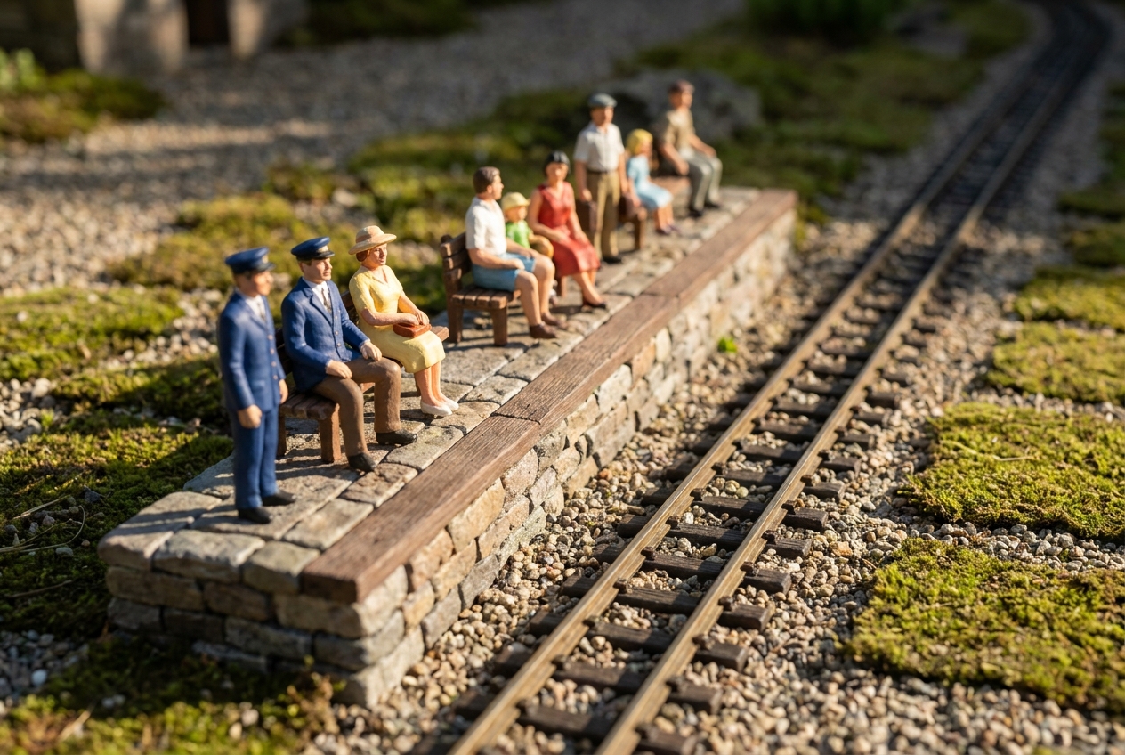 Wie figuren für gartenbahn richtig wetterfest lackieren – Detailansicht
