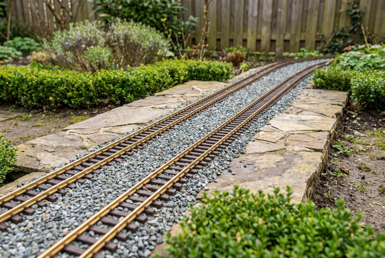 Gartenbahn verlegen für anfänger schritt für schritt anleitung – Detailansicht