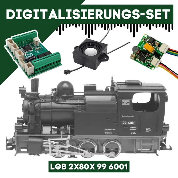 Digitalisierungsset für LGB 2x80x 99 6001 ML-Train 81609102