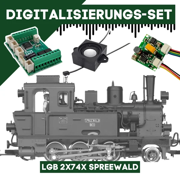 Digitalisierungsset für LGB 2x74x Spreewald ML-Train 81609104