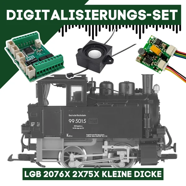 Digitalisierungsset für LGB 2076x 2x75x Kleine Dicke ML-Train 81609167
