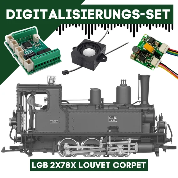 Digitalisierungsset für LGB 2x78x Louvet Corpet ML-Train 81609170