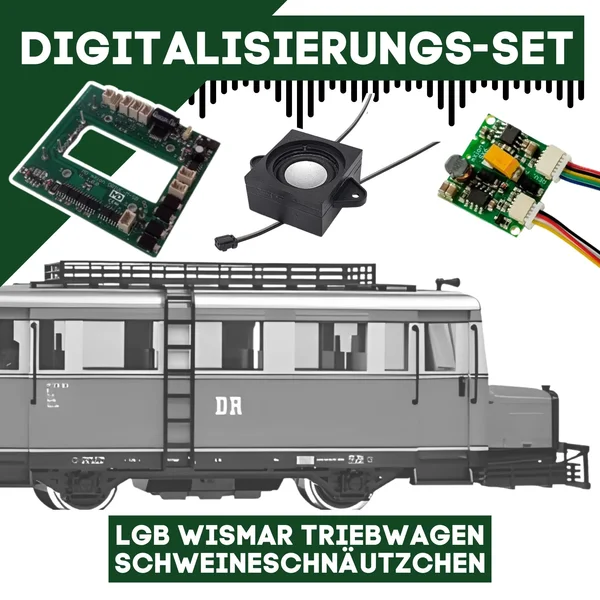 Digitalisierungsset für LGB Wismar Triebwagen Schweineschnäutzchen ML-Train 81609252