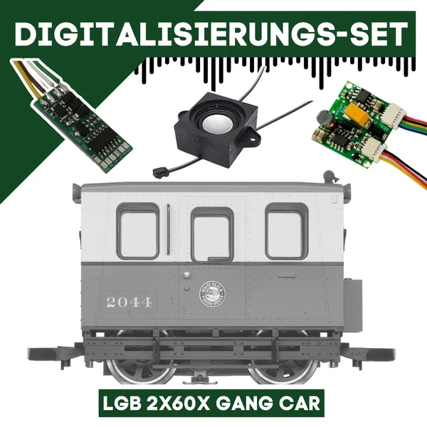 Digitalisierungsset für LGB 2x60x Gang Car ML-Train 81609273