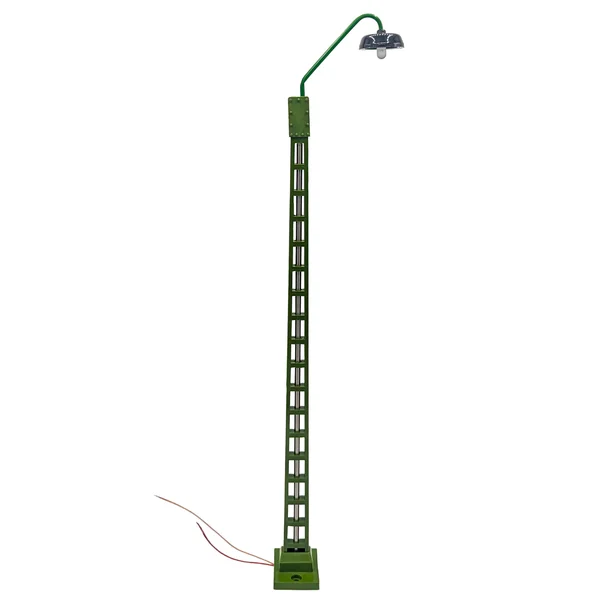 Gittermast Bogenlampe 1 armig grün für LGB-Anlagen