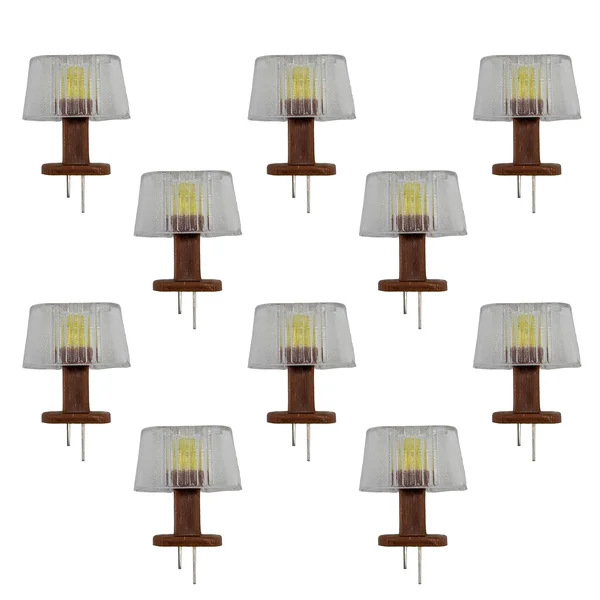 Tischlampe Mitropa mit LED gelb 10 STK