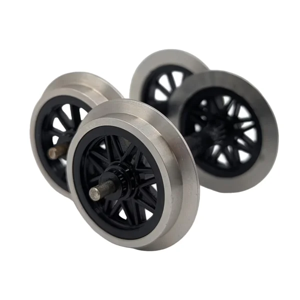 2x V-Speiche Radsatz aus Edelstahl 31 mm Spur G ML-Train 88671142
