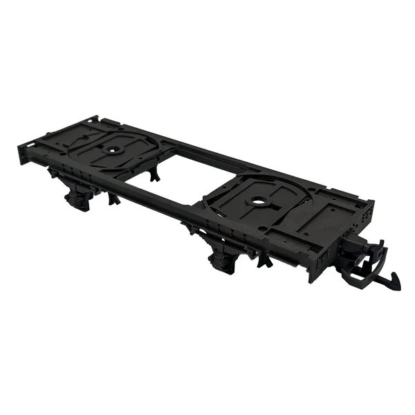 Universal Fahrrahmen Set schwarz mit Drehgestell und Kupplung
