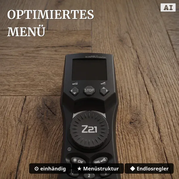 Z21 WLANMAUS newGen - Digitales Steuergerät für Spur G Gartenbahn - Roco 1008001_auswahl3