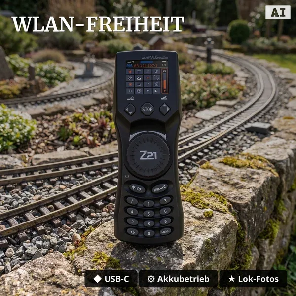 Z21 WLANMAUS newGen - Digitales Steuergerät für Spur G Gartenbahn - Roco 1008001_auswahl4