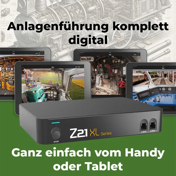 12A Roco XL Funk-Zentrale mit Booster im Set mit Handy und 2 Netzteilen Spur-G_auswahl2