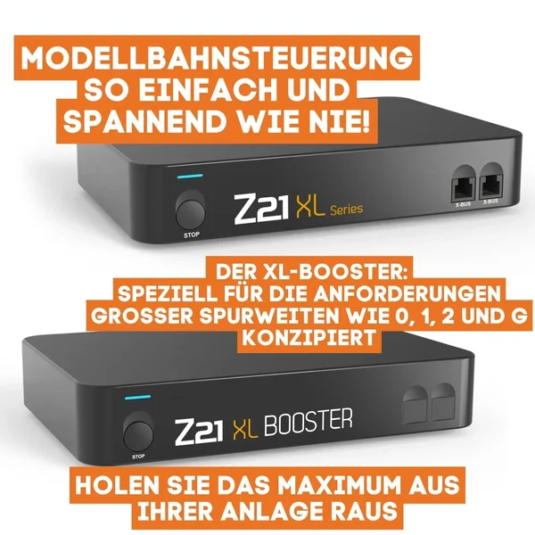 12A Roco XL Funk-Zentrale mit Booster im Set mit Handy und 2 Netzteilen Spur-G_auswahl5