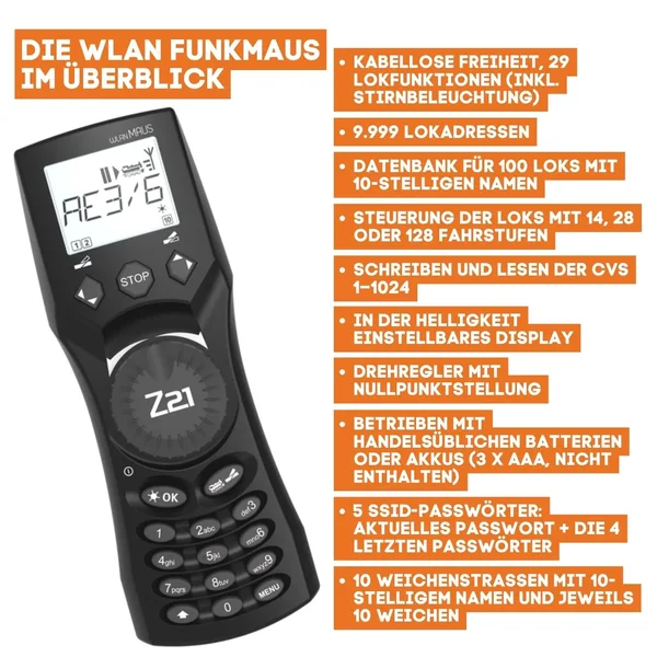 12A Roco XL Funk-Zentrale mit Booster im Set mit Handy und 2 Netzteilen Spur-G_auswahl6