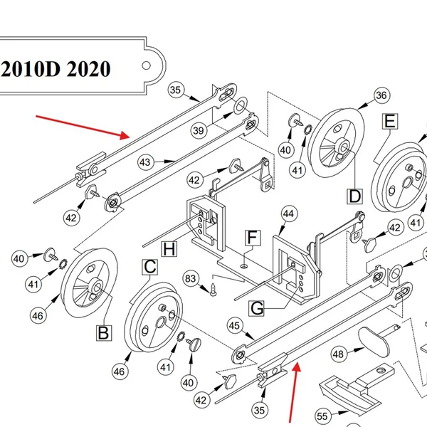 Treibstange Metall Kreuzkopf schwarz Dampflok Stainz LGB 20100-E235_auswahl1