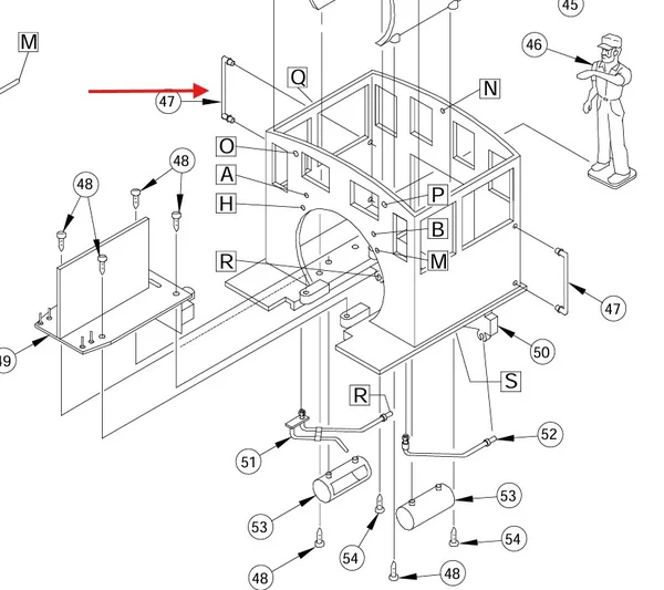 Handgriff Führerhaus US Dampflok Mogul LGB 20180-E047_auswahl1