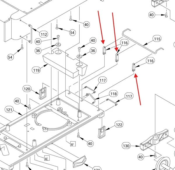 Halter für Entkuppler US Dampflok Mogul LGB 20180-E116_auswahl1