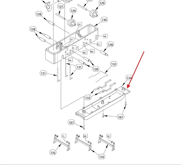 Getriebeboden Dampflok Mallet Uintah LGB 20882-E134_auswahl2