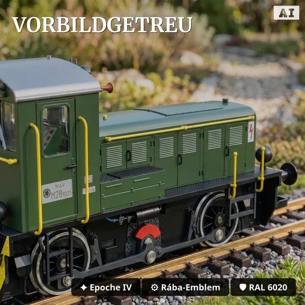 Märklin Werkslok Györ LGB 21120_auswahl5