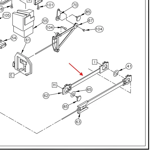 Kuppelstange links Stainz Dampflok LGB 21211-E062_auswahl1