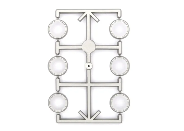 6x Lampenringe silbern für Spur-G LGB 24601-M078_auswahl3