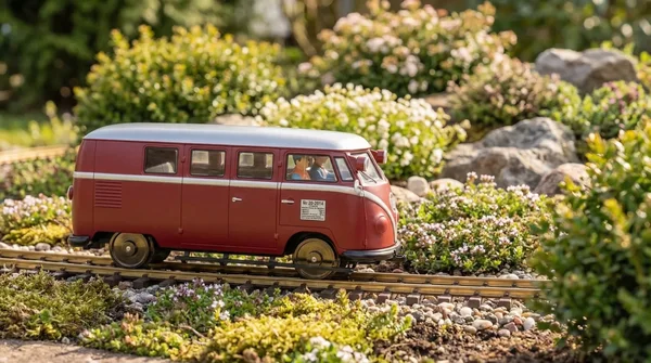 VW-Bus Draisine KLV 20 Deutsche Bundesbahn LGB 25020_auswahl5