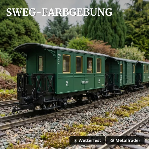 Personenwagen MD 3 Jagsttalbahn moosgrün LGB 30142_auswahl1