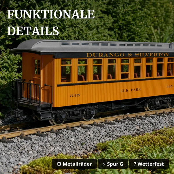 Personenwagen 335 Elk Park Durango und Silverton LGB 30822_auswahl2