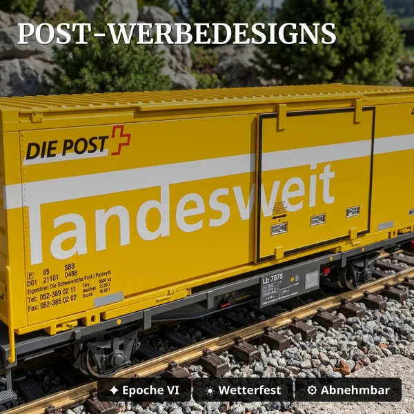 Post Containerwagen-Set RhB LGB 45886_auswahl3