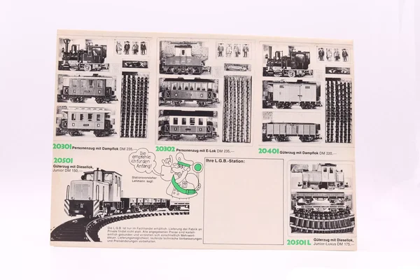 LGB Prospekt faltbar Sortiment 1973/1974 Spur G_auswahl6