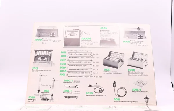 LGB Prospekt faltbar Sortiment 1972/1973 Spur G_auswahl1