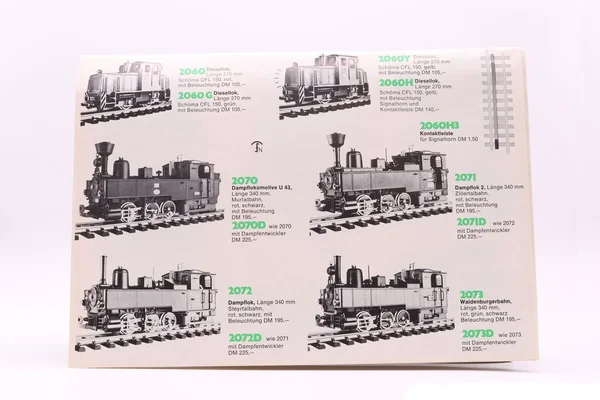 LGB Prospekt faltbar Sortiment 1972/1973 Spur G_auswahl3
