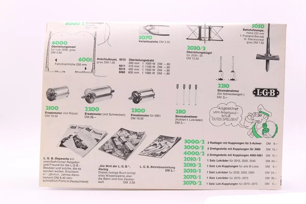 LGB Prospekt faltbar Sortiment 1972/1973 Spur G_auswahl5