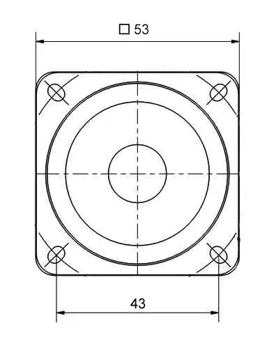 Lautsprecher 8 Ohm 10 W 53 mm Gummimembrane ML-Train 80400026_auswahl1