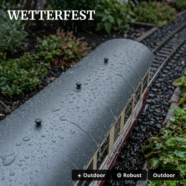Train Line Werbewagen-Set HSB Spur G – Packwagen mit 2 Personenwagen mit Werbeaufschrift_auswahl4