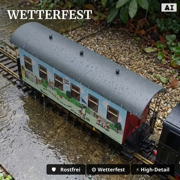 Shaun das Schaf Sonderset - Diesellok digital mit Zimo-Sound & 2 Personenwagen Spur G Train Line 8200296_auswahl2