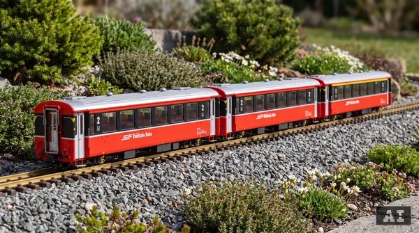RhB Personenwagen EW III analog 3er Set - 1. Klasse und 2. Klasse Train Line 8200298_auswahl5