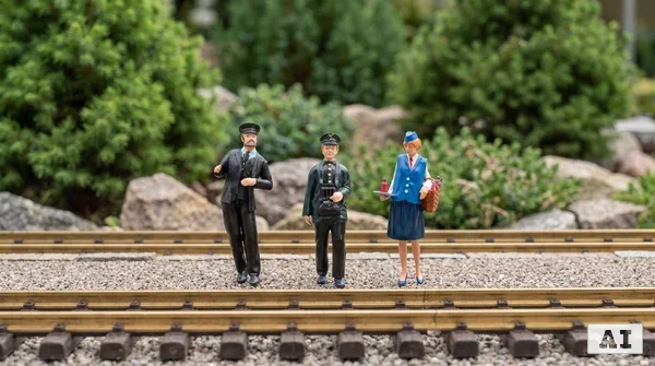 Figuren-Set – Lokführer und 2 Zugbegleiter – Spur G ML-Train 8200303_auswahl1