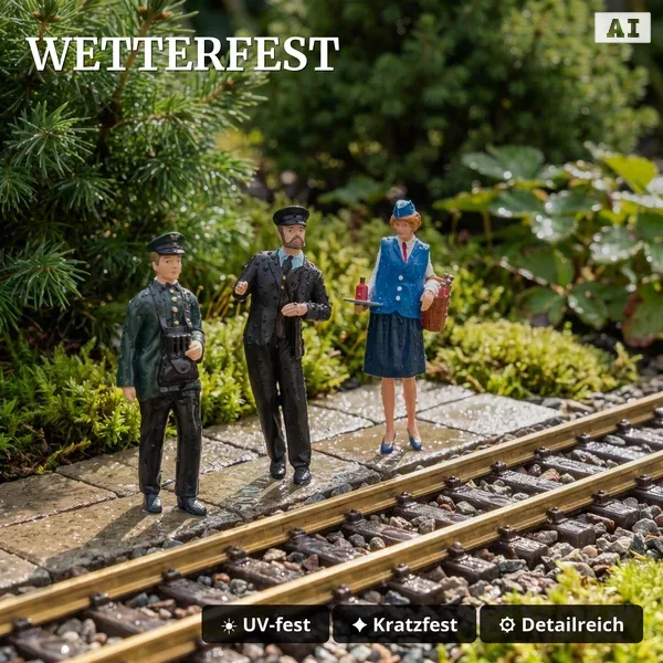 Figuren-Set – Lokführer und 2 Zugbegleiter – Spur G ML-Train 8200303_auswahl3